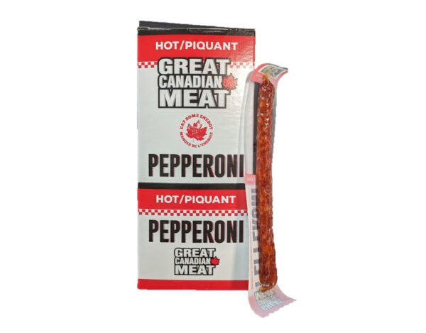 Great Canadian Meat Pepperoni Hot 18x22g