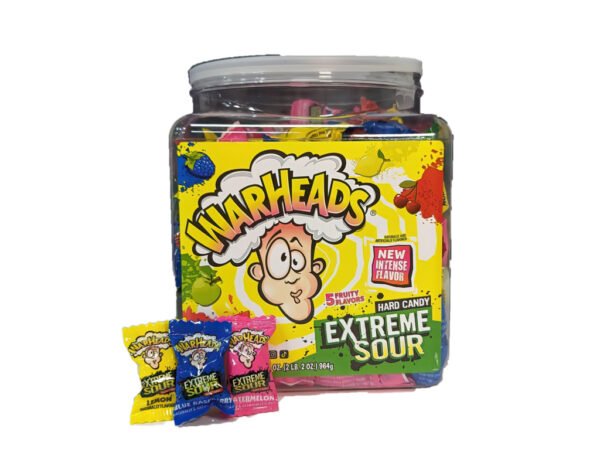 Warheads Hard Candy Jar 240ct