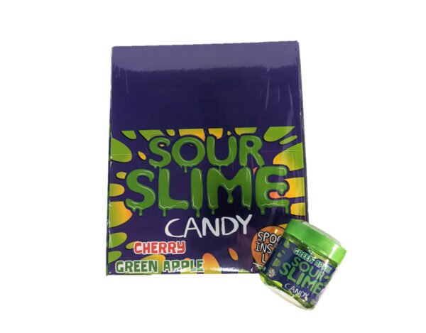 Sour Slime Candy Green apple/Cherry 9ct