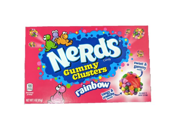 Nerds Gummy Clusters rainbow Theater Box 85g