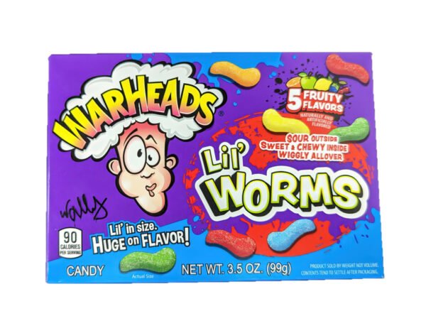 Warheads Lil' Worms Theater Box 99g