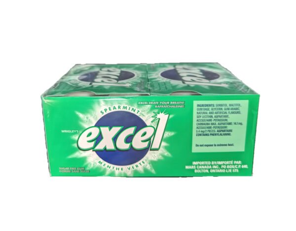 Excel Gum Box Spearmint 12ct