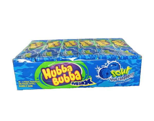 Hubba Bubba Max Blue Raspberry 18ct
