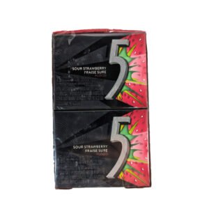 5 Gum Sour Strawberry 10ct