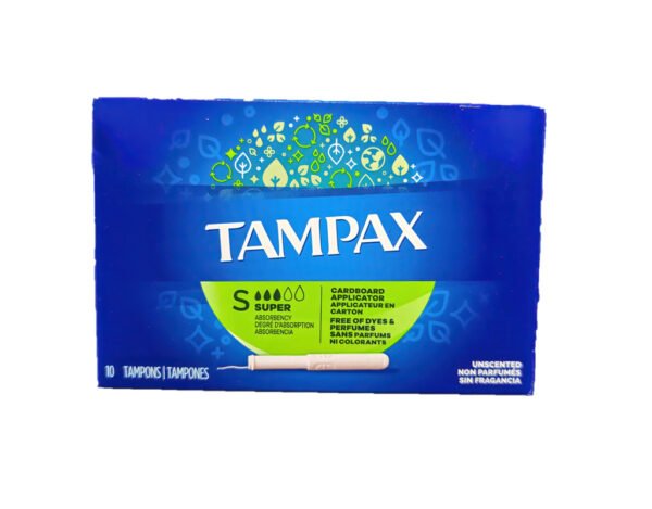 Tampax Super 10 Tampons x 6 Packs