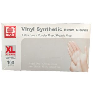 Vinyl Synthetic Exam Gloves Xl