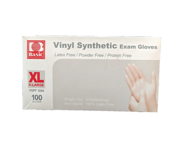 Vinyl Synthetic Exam Gloves Xl