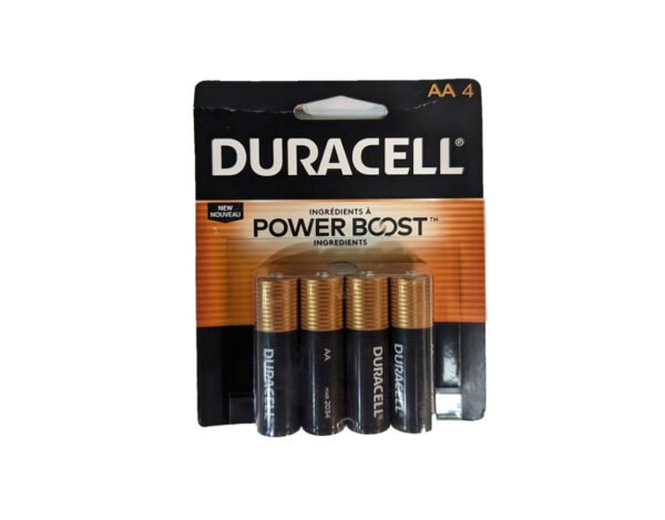 Duracell Battery AA  4 Pack