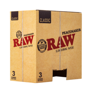 Raw Classic Rolling Paper Peacemaker 16 pack - 3cones