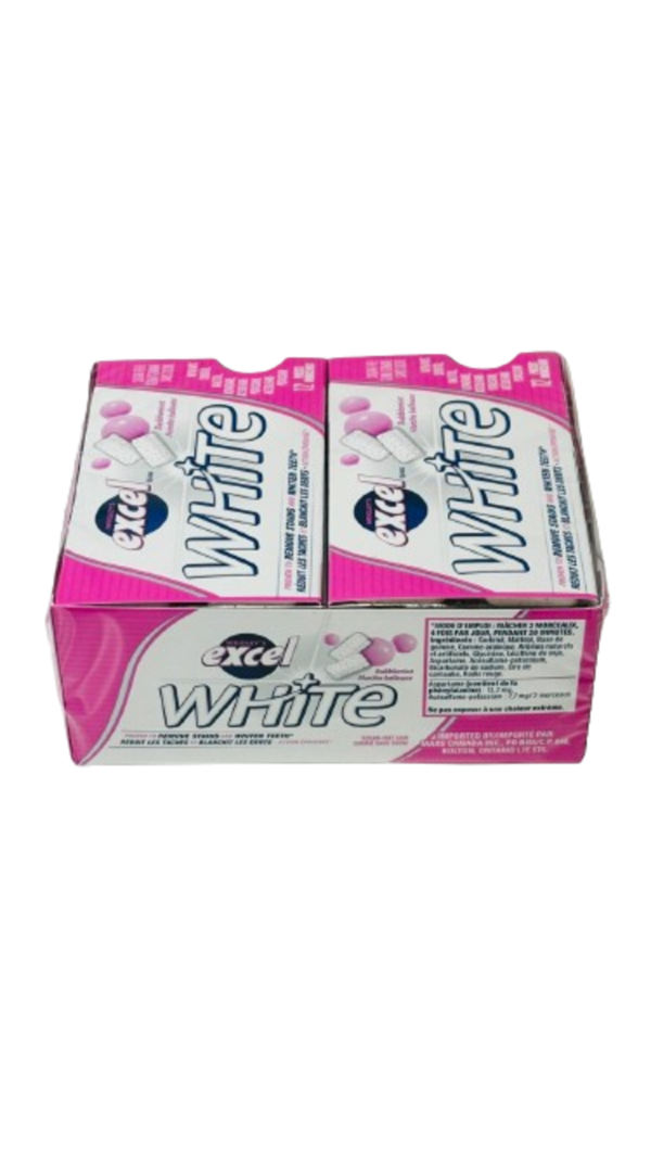 Excel Gum Box white Bubblemint 12ct