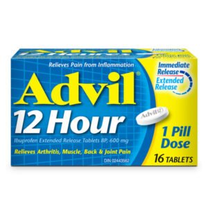 Advil 12Hour 600mg 16 Tablets