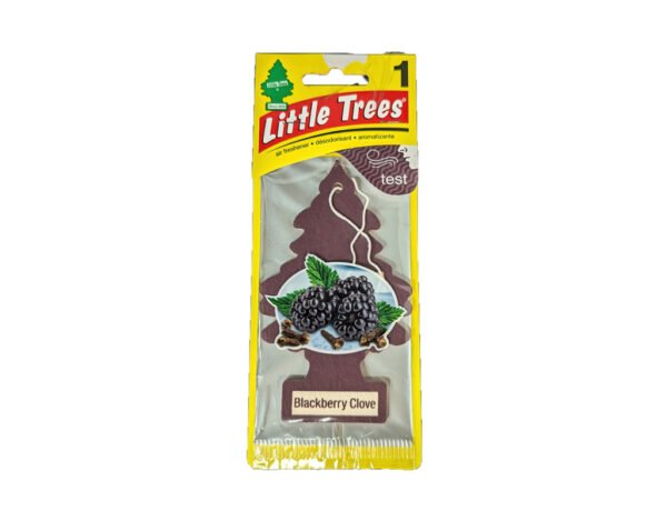Little Tree Car Air Freshener  Black Berry Clove