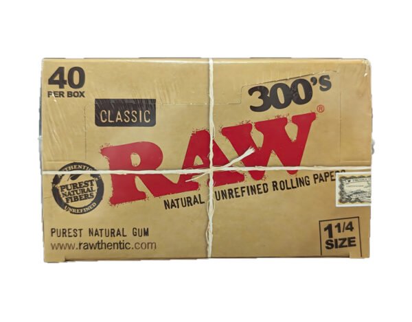 Raw Rolling Paper Classic 300's 1-1/4 40ct
