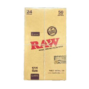 Raw Rolling Paper Classic 1-1/4 Size 24ct