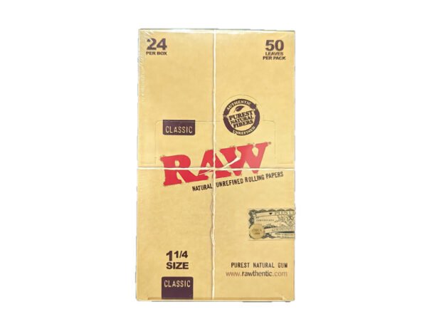 Raw Rolling Paper Classic 1-1/4 Size 24ct