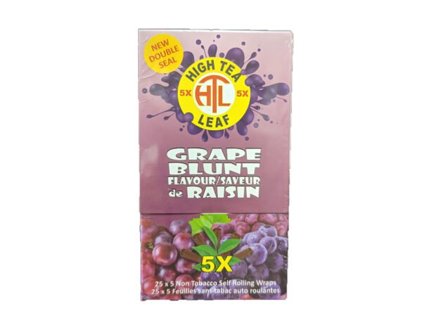 High Tea Rolling Wraps Grape Blunt 25x50ct