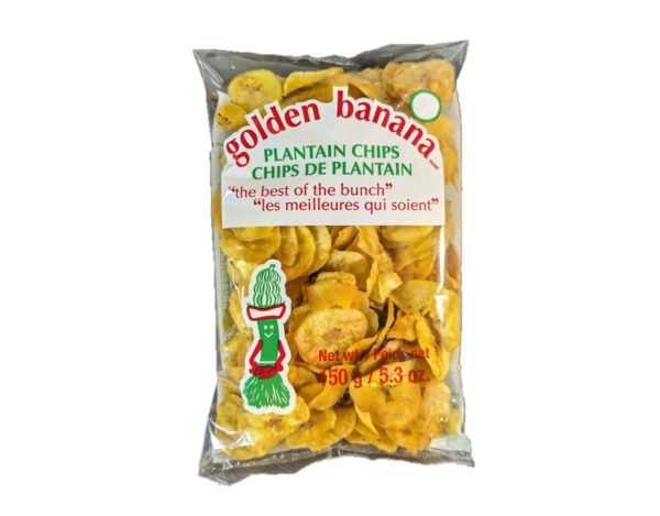 Golden Banana Plantain Chips 150g