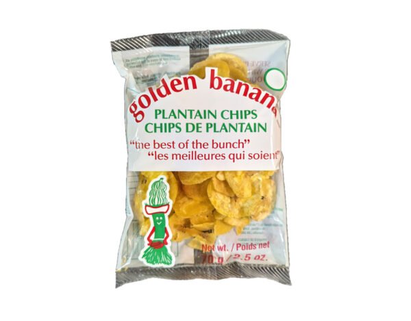 Golden Banana Plantain Chips 70g