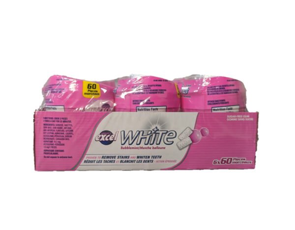 Excel Gum Box white Bubblemint 6x60 pieces