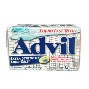 Advil Extra Strength Liquid Gel 400mg 12 capsules