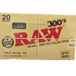 Raw Rolling Paper Classic 300's 1-1/4 20ct