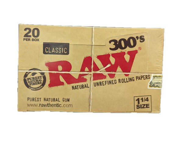Raw Rolling Paper Classic 300's 1-1/4 20ct