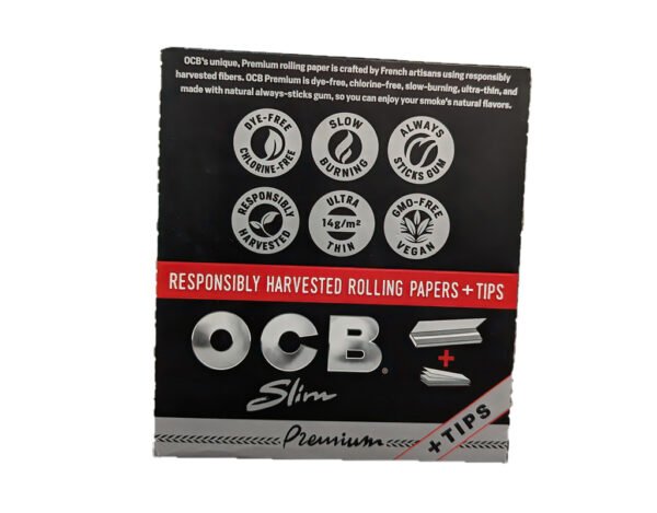 OCB Slim Premium + Tips 24pack
