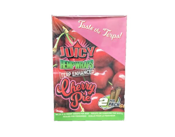 Juicy Hemp Wraps Cherry Pie 2 Pack 25ct