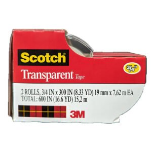 Scotch Transparent Tape 2 Rolls