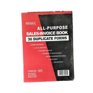 Zoran Sales Invoice book 30 duplicate forms