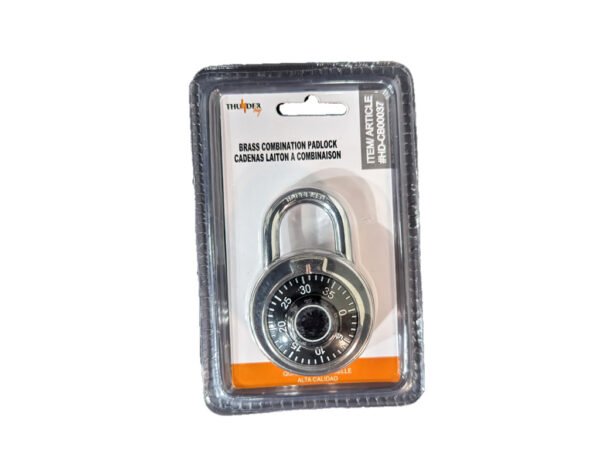 Thunder Brass Combination Padlock