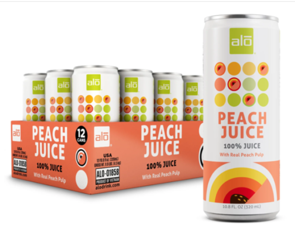 Alo Nfc Peach Juice 12x320ML
