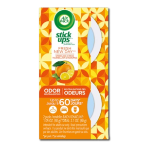 Air Wick Stick Ups Fresh New Day Sparkling Citrus Air Freshener 30g Pucks 2ct