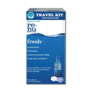 Bausch + Lomb Renu Fresh Multi-Purpose Solution 60mL + Lens Case Included Travel Kit