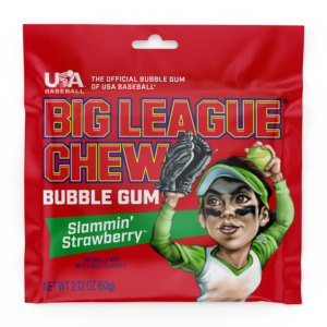 BIg League Chew Strawberry 12ct