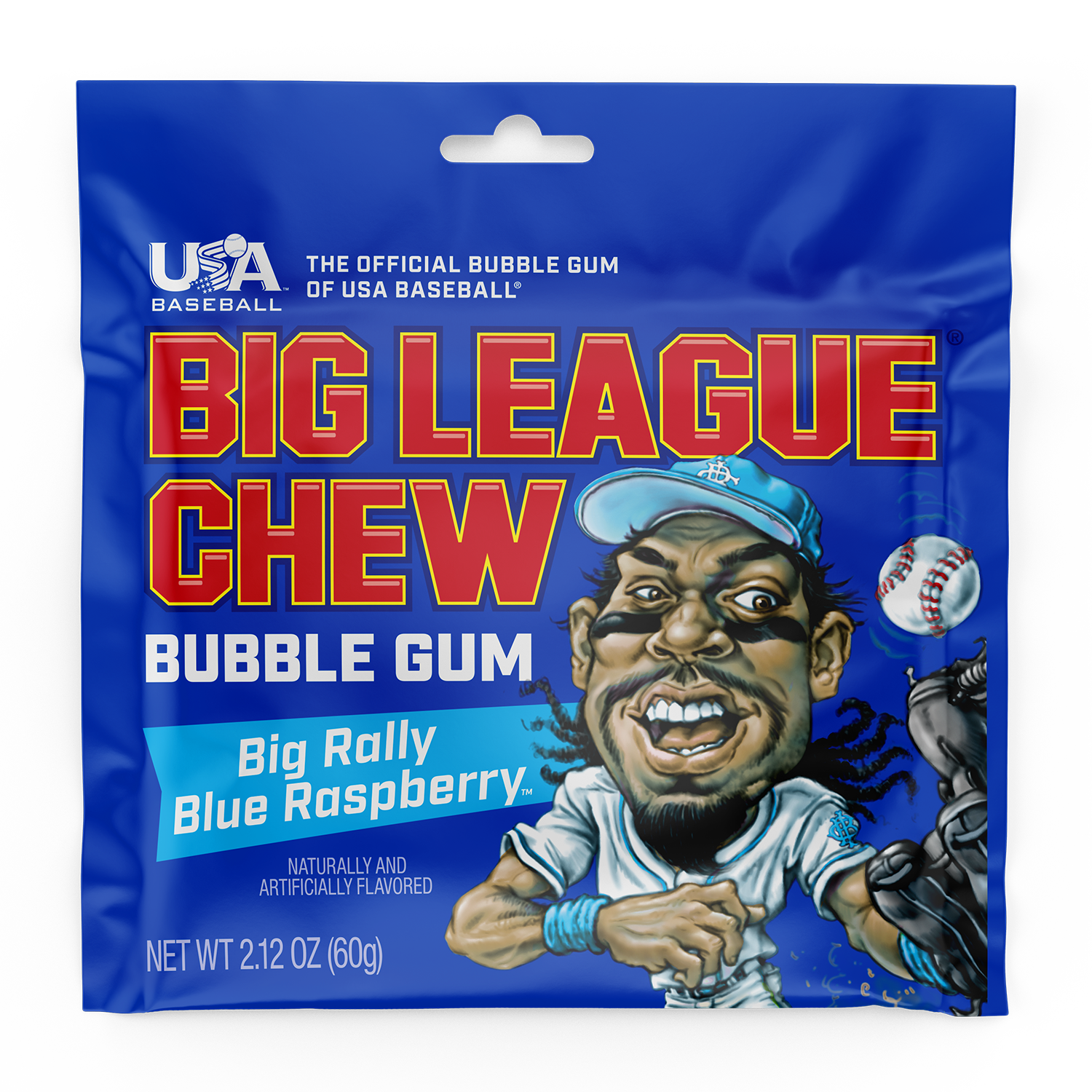 BIg League Chew Blue Raspberry 12ct