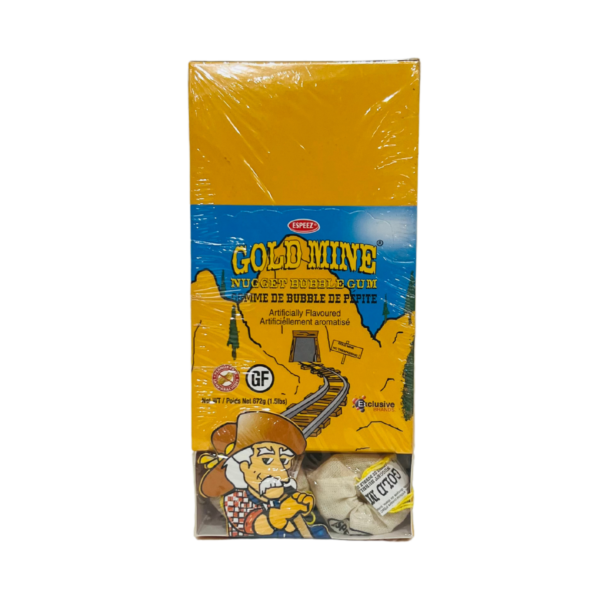 Gold Mine Bubble Gum 12ct