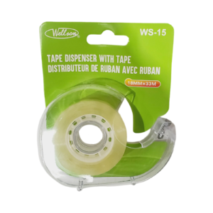 Wellson Tape Dispenser With Tape