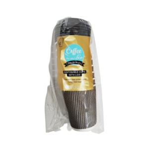 Coffee on the Go Disposable Cups With Lids 8pc