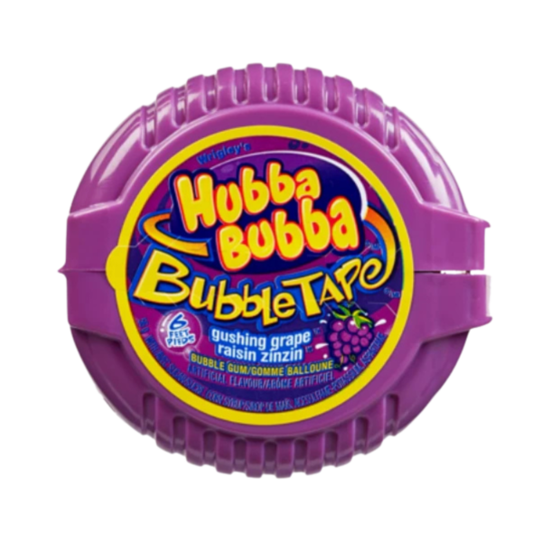 Hubba Bubba Bubble Tape Grape 12ct