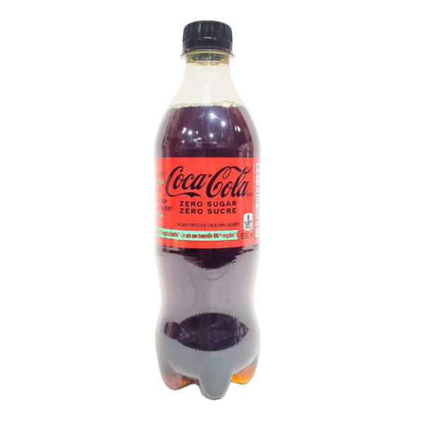 Coke Zero Sugar Bottle 500ml