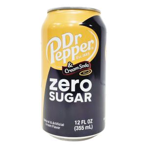 Dr Pepper Cream Soda Zero Sugar 12x355ml