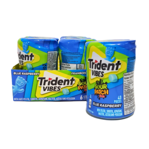 Trident Vibes Jar Blue Raspberry 6ct