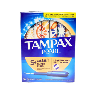 Tampax Pearl Super Plus 18 Tampons 3ct