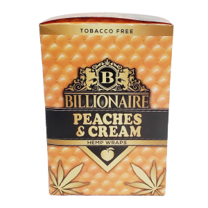 Billionaire Peaches & Cream Hemp Wraps 25ct