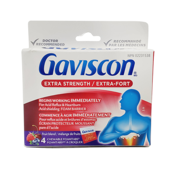 Gaviscon Extra Strength 4Tablets