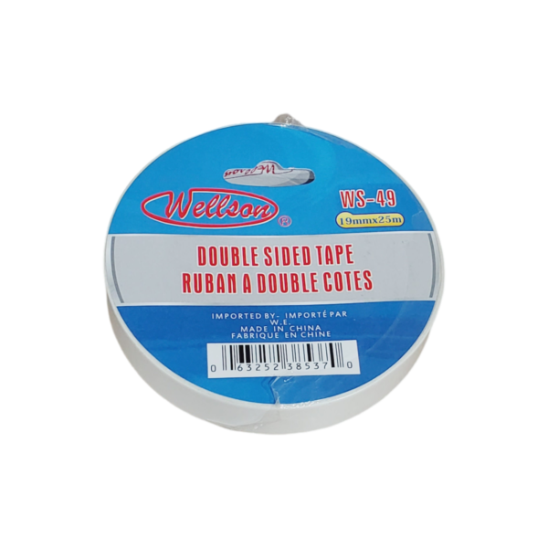 Wellson Double Sided Tape 19mmx25m