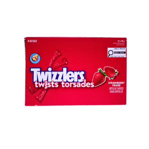 Twizzlers Twists Strawberry 24x90g