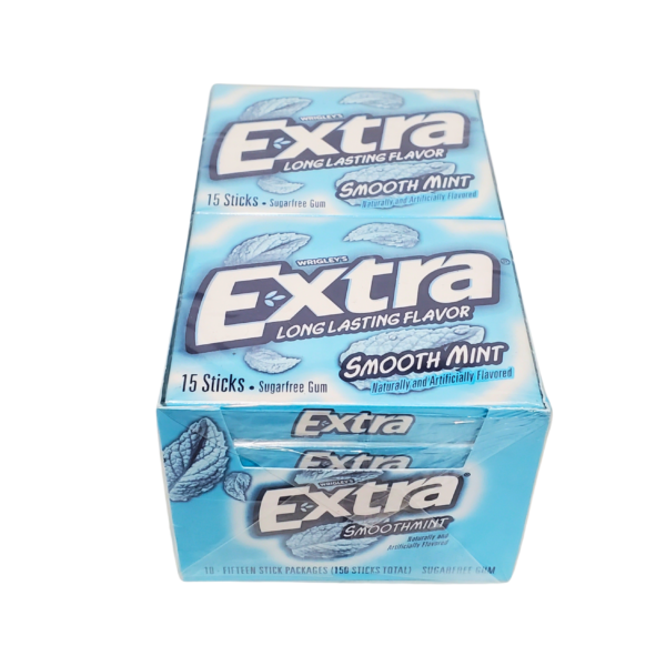 Wrigley's Extra Long Smooth Mint Sugar Free 15pc 10ct