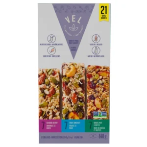 Vel Cereal Bars Variety Pack 21x40g